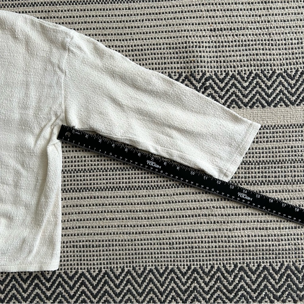 Madewell Texture & Thread Cream Top - Picture 5 of 6